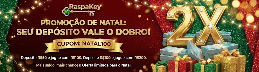 Promoção de Natal - Cupom NATAL100